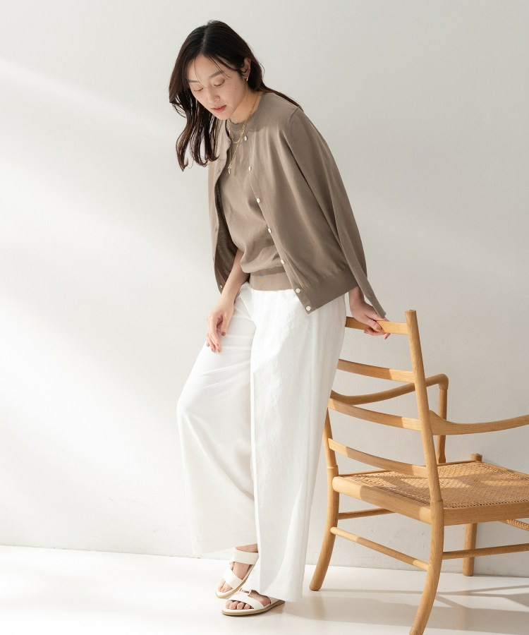 コットンクルーネックカーディガン13