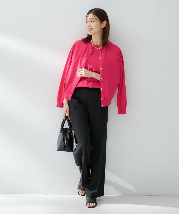 コットンクルーネックカーディガン17