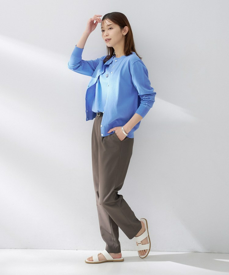 コットンクルーネックカーディガン21