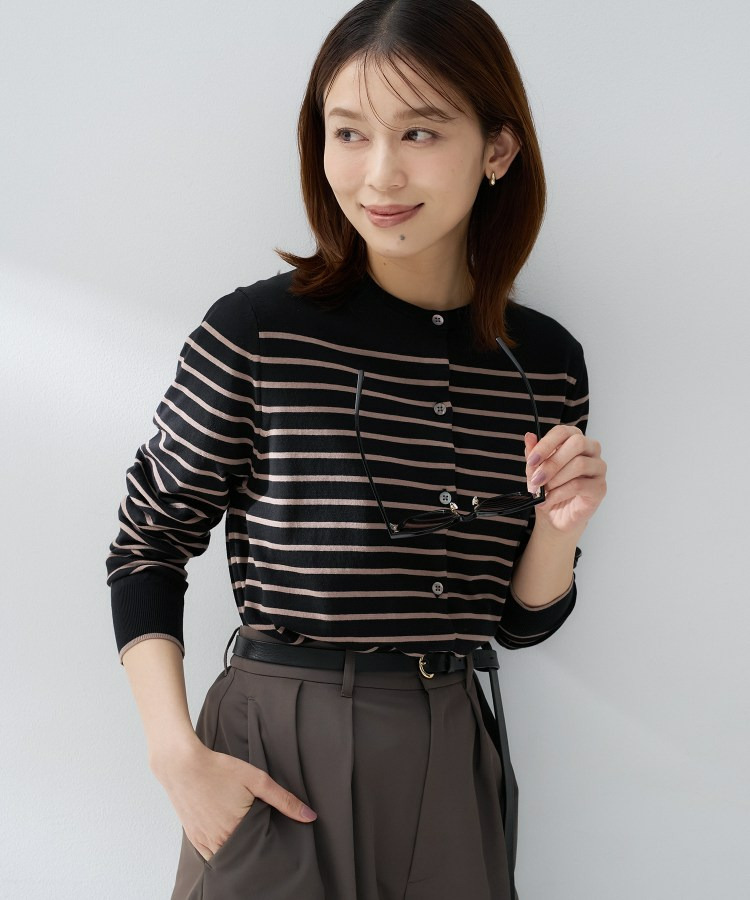 コットンクルーネックカーディガン23