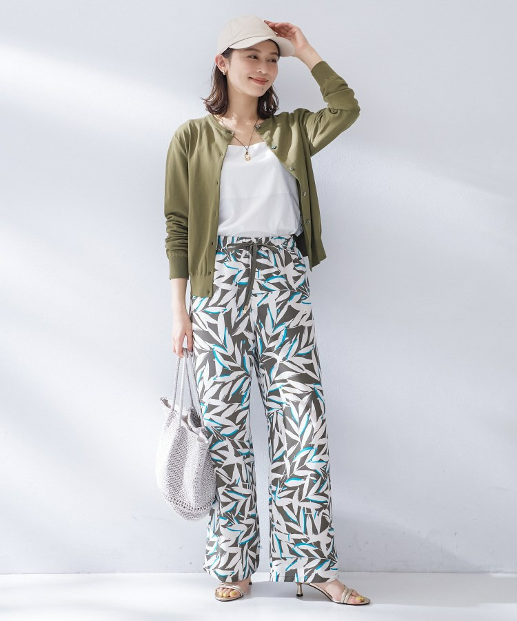 コットンクルーネックカーディガン28