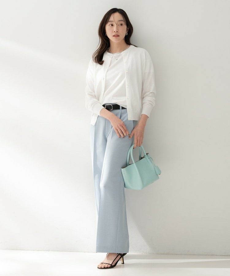 コットンクルーネックカーディガン4