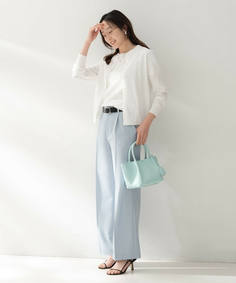 コットンクルーネックカーディガン5