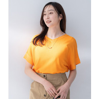 【古畑星夏さん着用/11色展開/体型カバー】前後2WAYフレンチスリーブニット