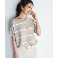 【11色展開/体型カバー】前後2WAYフレンチスリーブニット