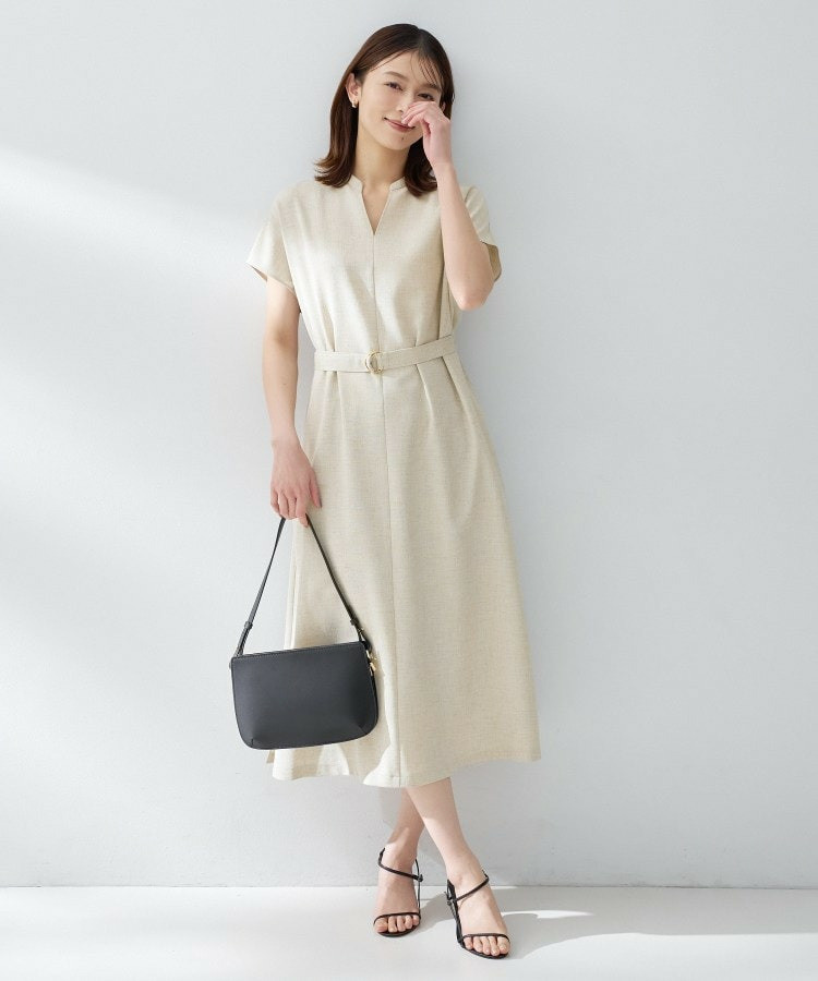 スラブバンドカラーワンピース10