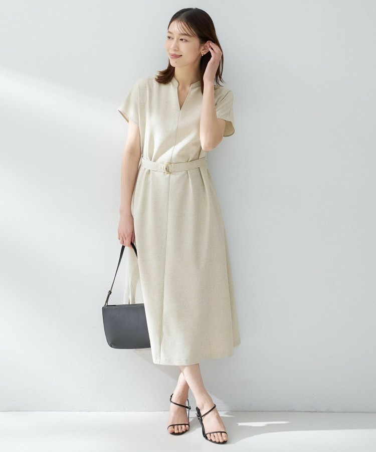 スラブバンドカラーワンピース11