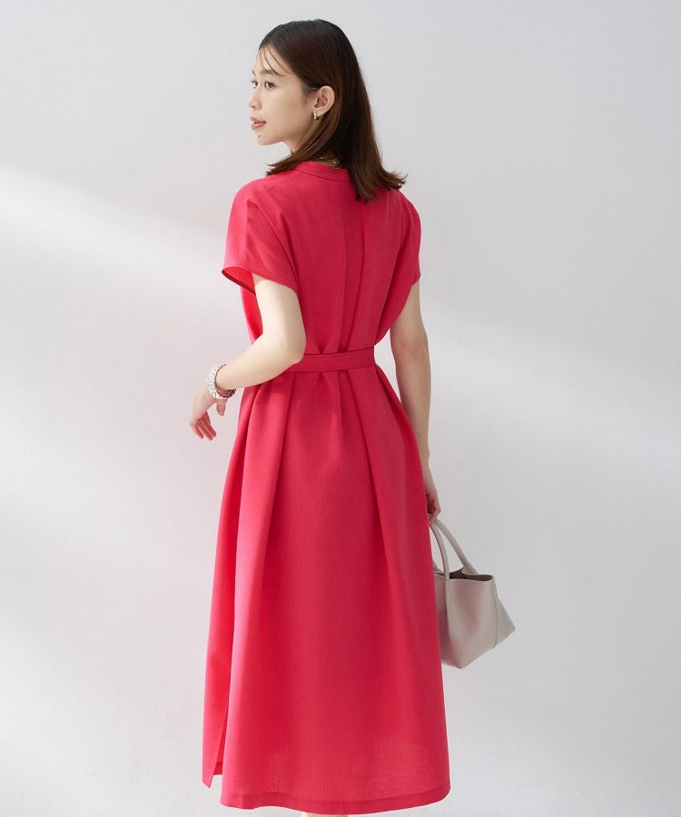 スラブバンドカラーワンピース16