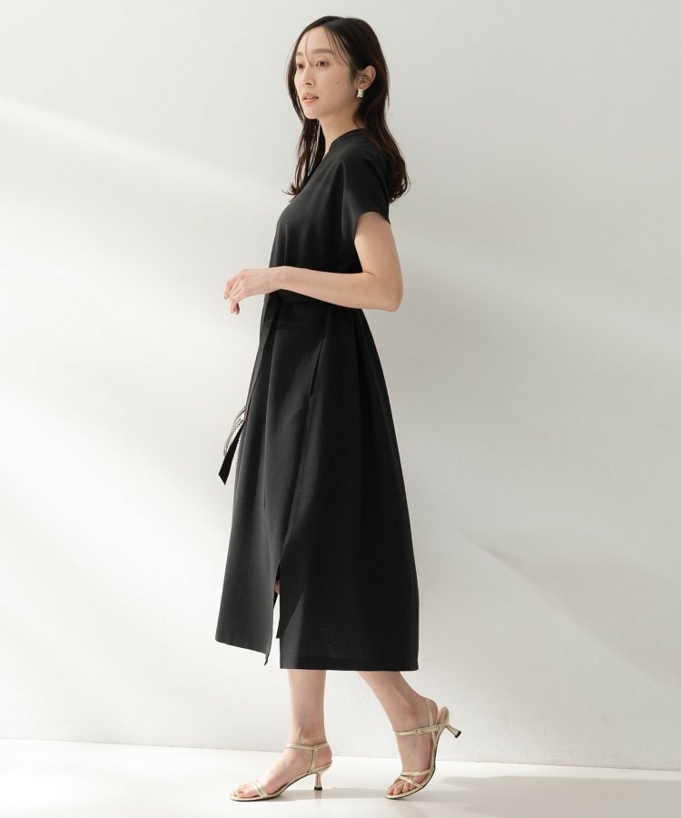 スラブバンドカラーワンピース7