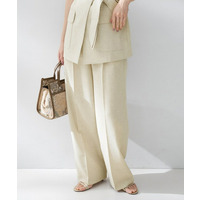 スラブワイドパンツ