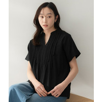 【コットン100/シアー感】モダンクラフトブラウス