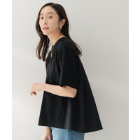 異素材ドッキングプルオーバー