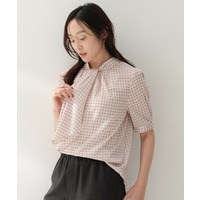 ジオメボウタイブラウス