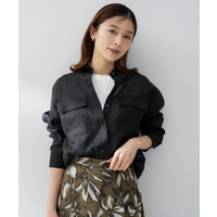 【接触冷感/シアー/前開きボタン】ドライタッチシャツ