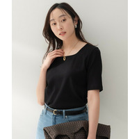 【羽織り物インナーにおすすめ】スクエアネックプルオーバー