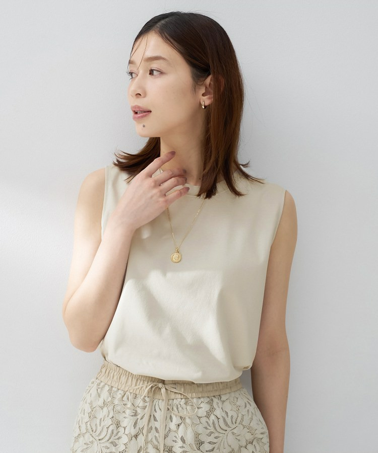 【洗える/コットン100】ベーシックフレンチスリーブプルオーバー