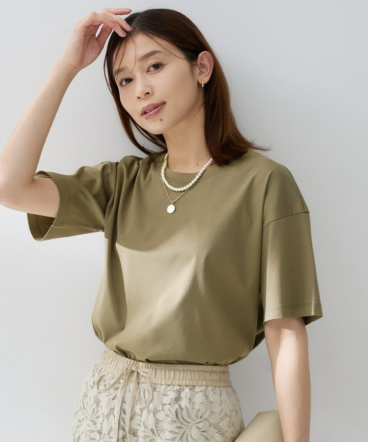 コットンベーシックカットソー1