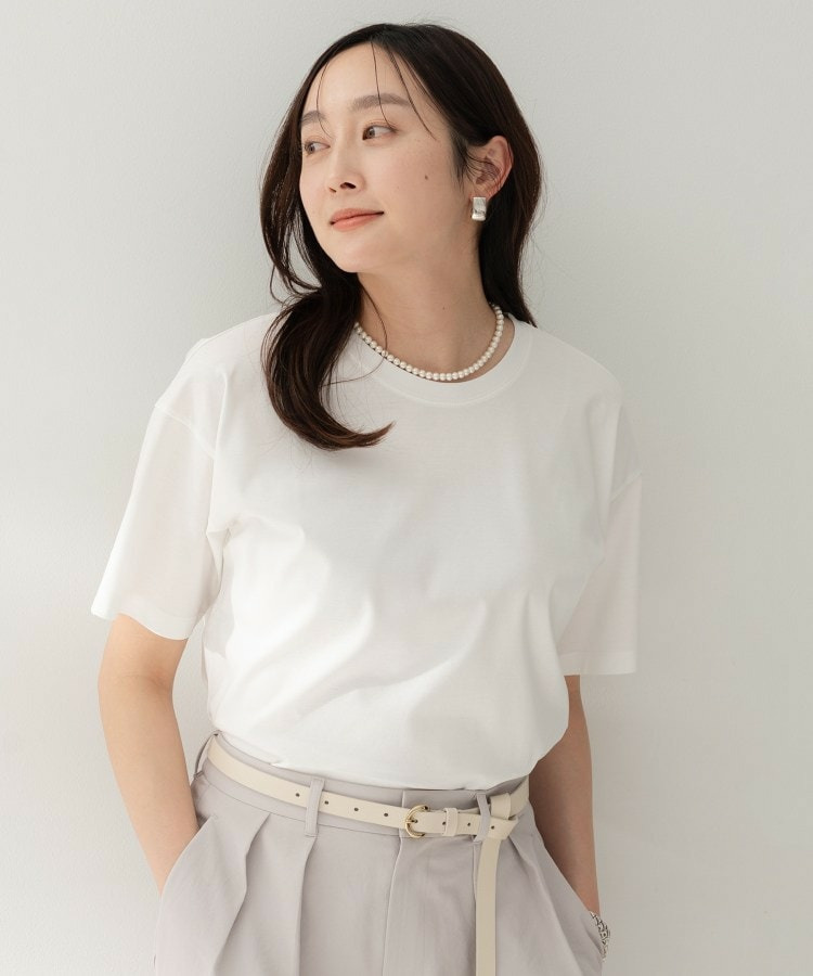 コットンベーシックカットソー1