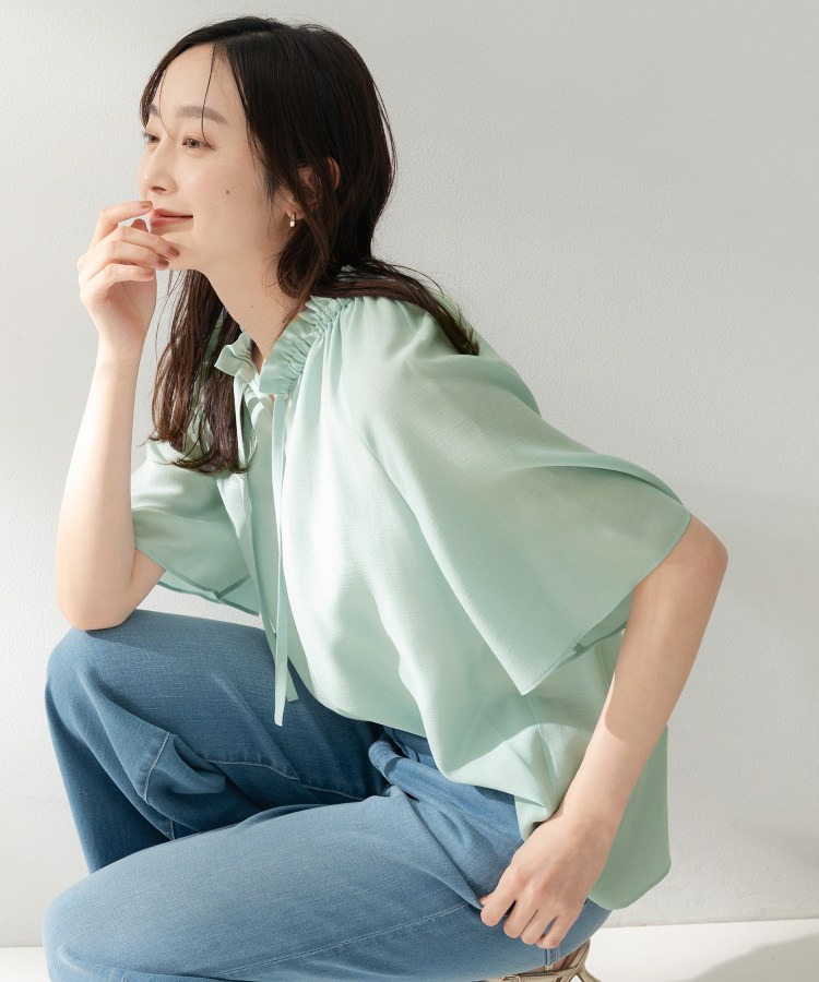 シルキーシフォンブラウス