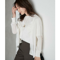 【日除け・冷房対策に】コットンリネンカーディガン