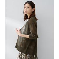 コットンリネンカーディガン