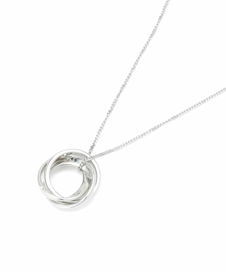 【ステンレスチェーン】リングネックレス