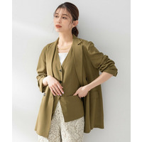 【セットアップ可/接触冷感/通気性】ドライシアーダブルジャケット