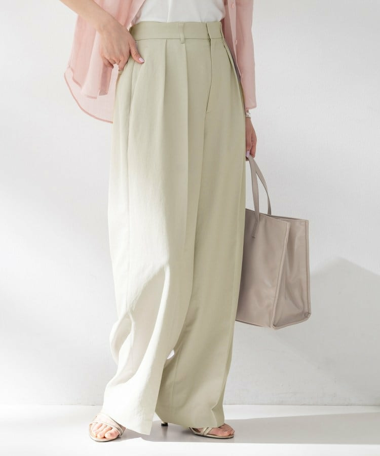 【接触冷感/UVカット/遮熱/吸水速乾】クリーンワイドパンツ11