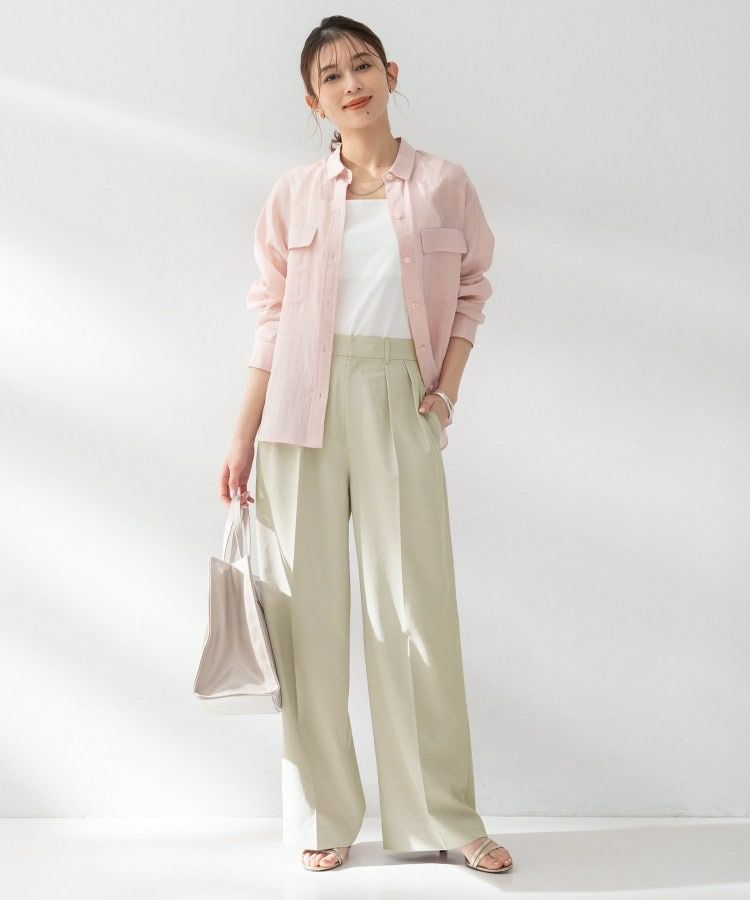 【接触冷感/UVカット/遮熱/吸水速乾】クリーンワイドパンツ12