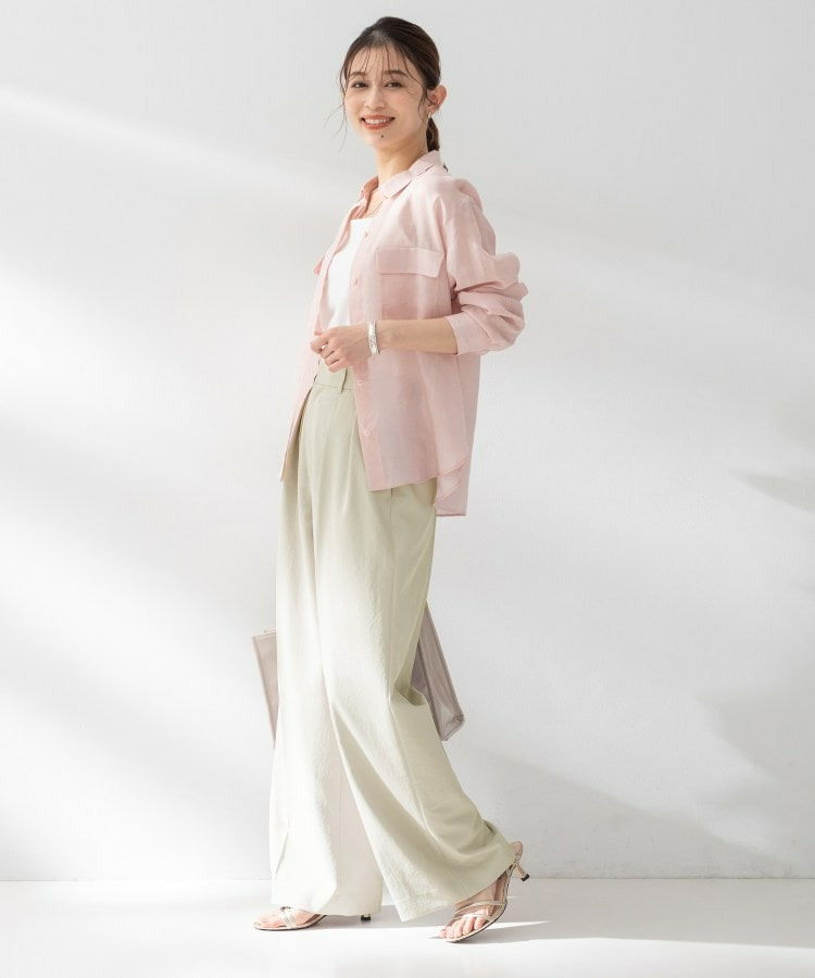 【接触冷感/UVカット/遮熱/吸水速乾】クリーンワイドパンツ13