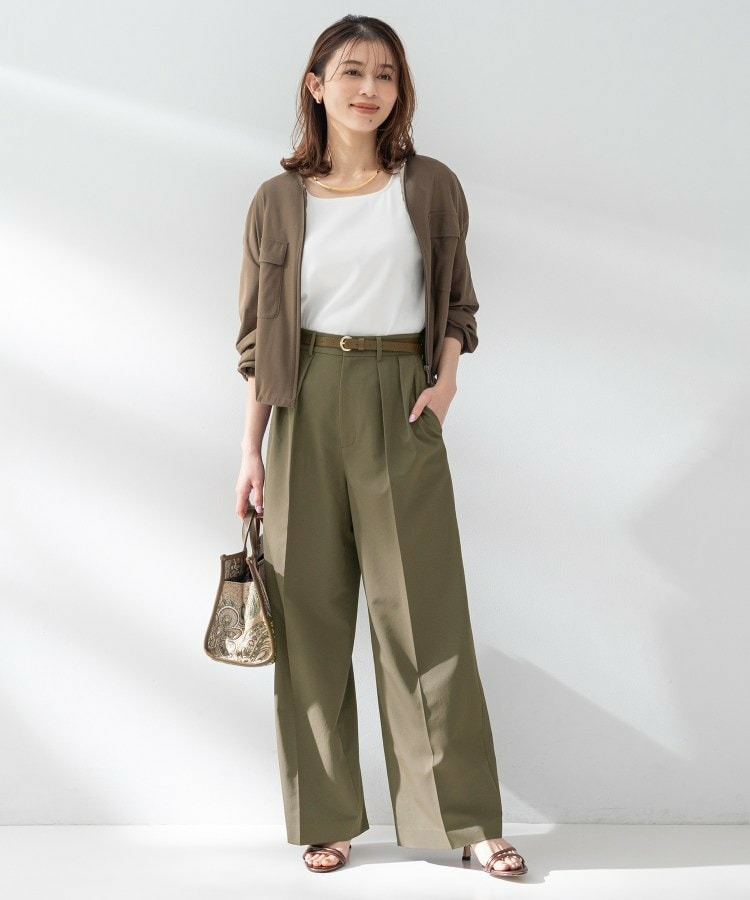 【接触冷感/UVカット/遮熱/吸水速乾】クリーンワイドパンツ8