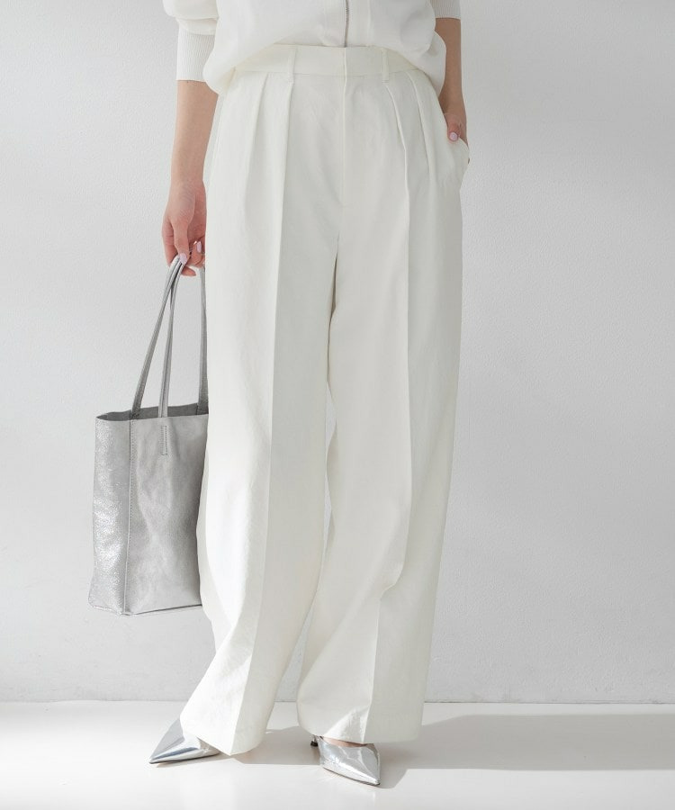 【接触冷感/UVカット/遮熱/吸水速乾】クリーンワイドパンツ1