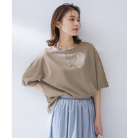 【アンサンブル可/Tシャツ風/ゆったり】リラックスニットトップス