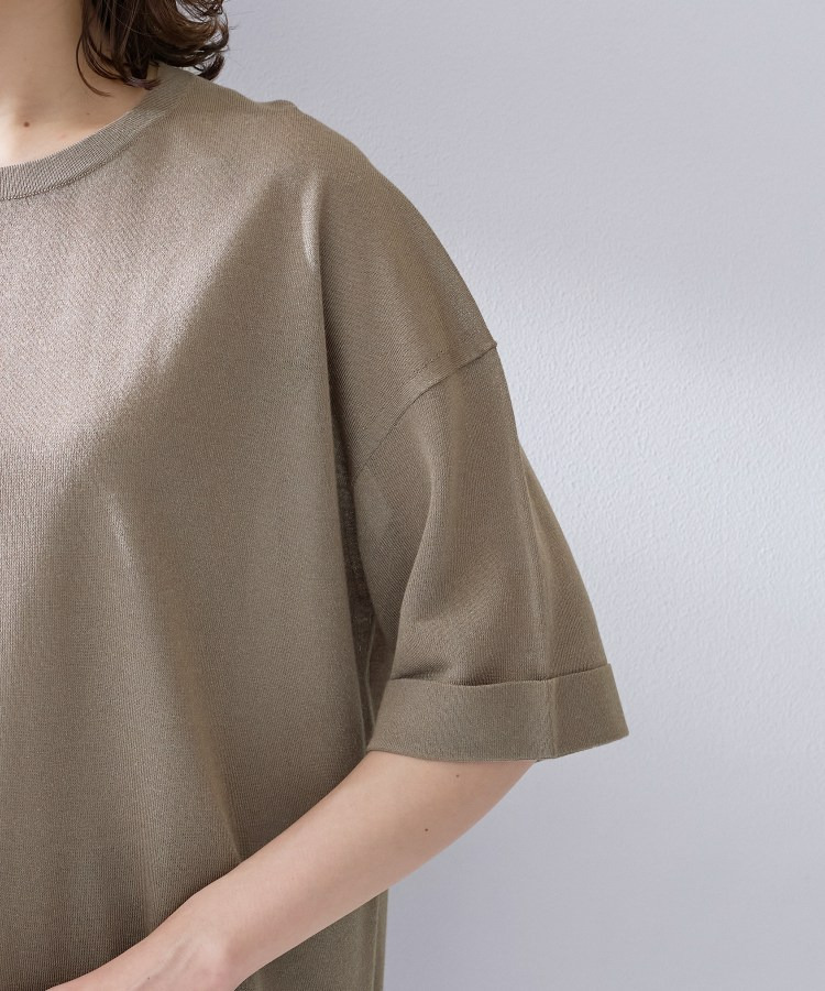 【アンサンブル可/Tシャツ風/ゆったり】リラックスニットトップス25