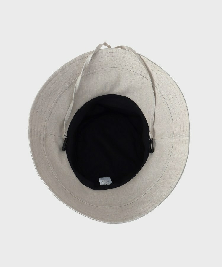 【遮熱・UV】リネンブレンドつば広HAT5