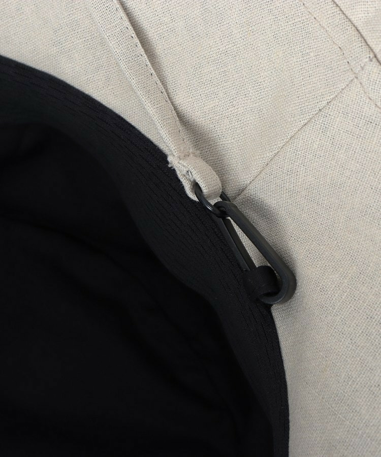 【遮熱・UV】リネンブレンドつば広HAT7