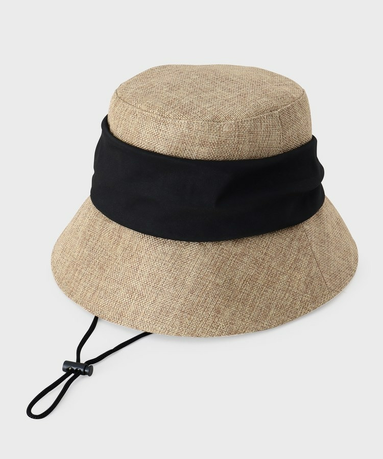 【遮熱】ギャザーリボンHAT2