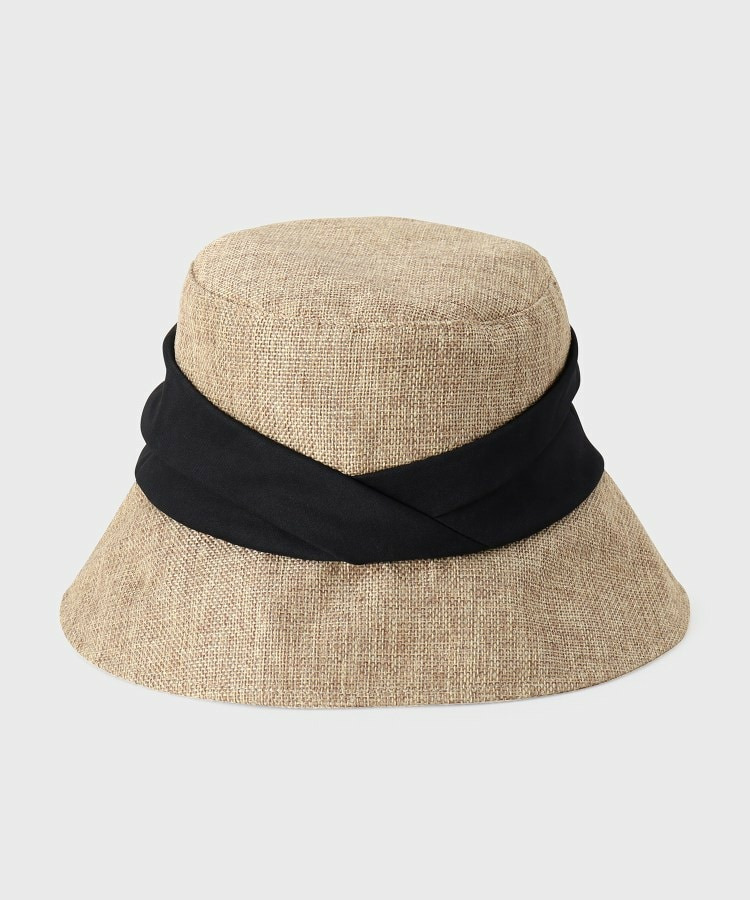 【遮熱】ギャザーリボンHAT3