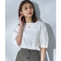 【汗染み防止/接触冷感】ランタンスリーブプルオーバー
