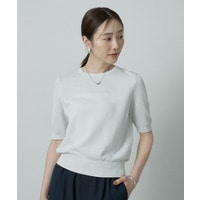 【アンサンブル可】ラメ混クルーネックプルオーバー