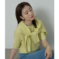 【アンサンブル可】ラメ混クルーネックプルオーバー