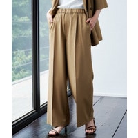 【残暑も快適/セットアップ可/接触冷感】エアリークールワイドパンツ
