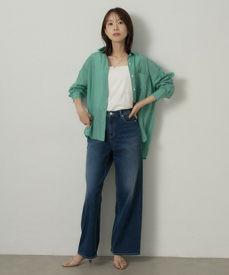 シルキータッチシアーシャツ14