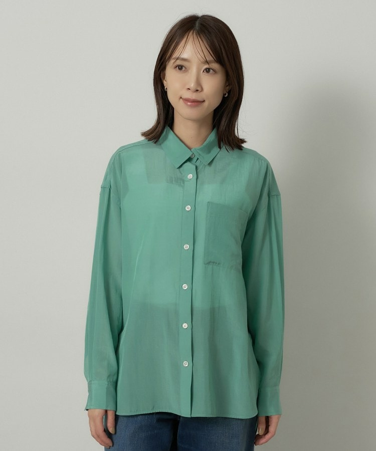 シルキータッチシアーシャツ17