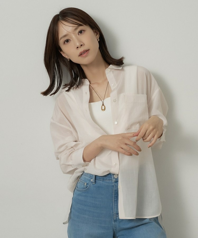 シルキータッチシアーシャツ3