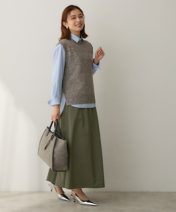 【5色展開/手洗い可】ローシルクウールニットベスト16