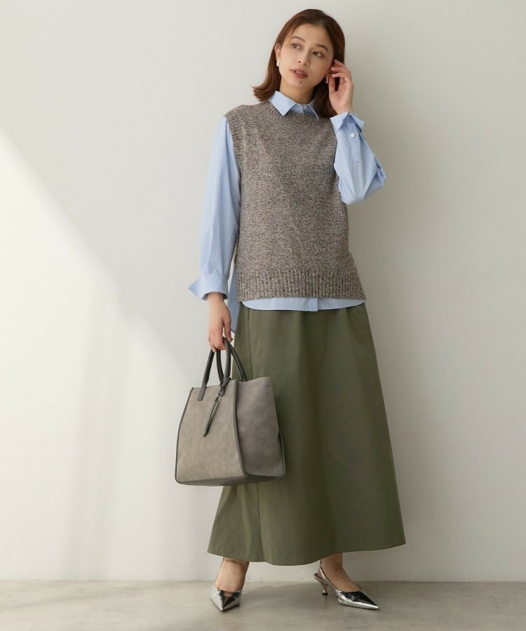 【5色展開/手洗い可】ローシルクウールニットベスト17
