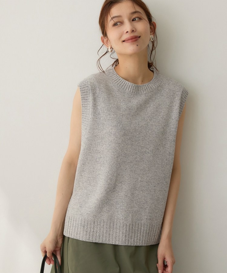 【5色展開/手洗い可】ローシルクウールニットベスト3