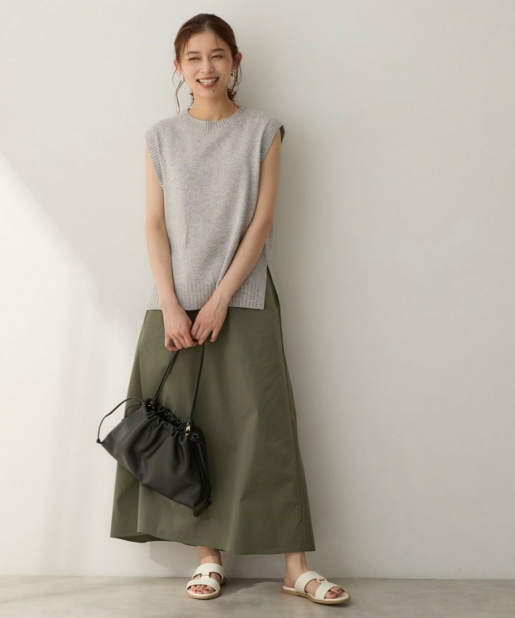 【5色展開/手洗い可】ローシルクウールニットベスト4