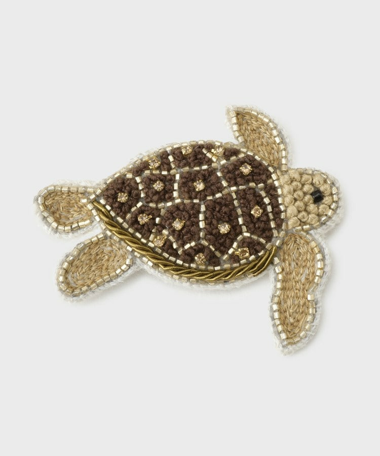 【CITRUS】ビーズブローチ TURTLE